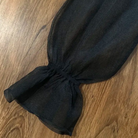 Anthropologie Maeve Sweater with Mesh Sleeves - Picture 4 of 5